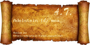 Adelstein Tímea névjegykártya